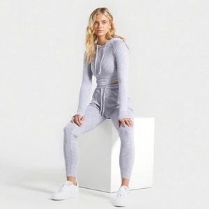 Gymshark slounge gray marl set